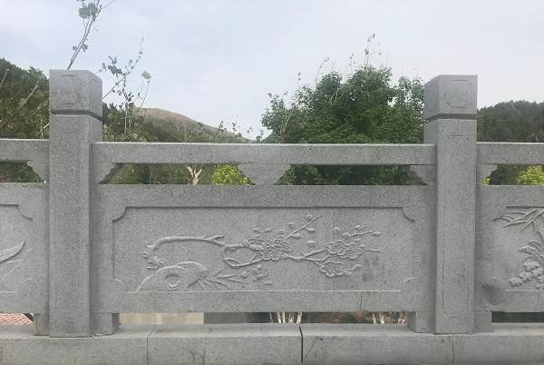 赤峰市大连河道石栏杆来图定制